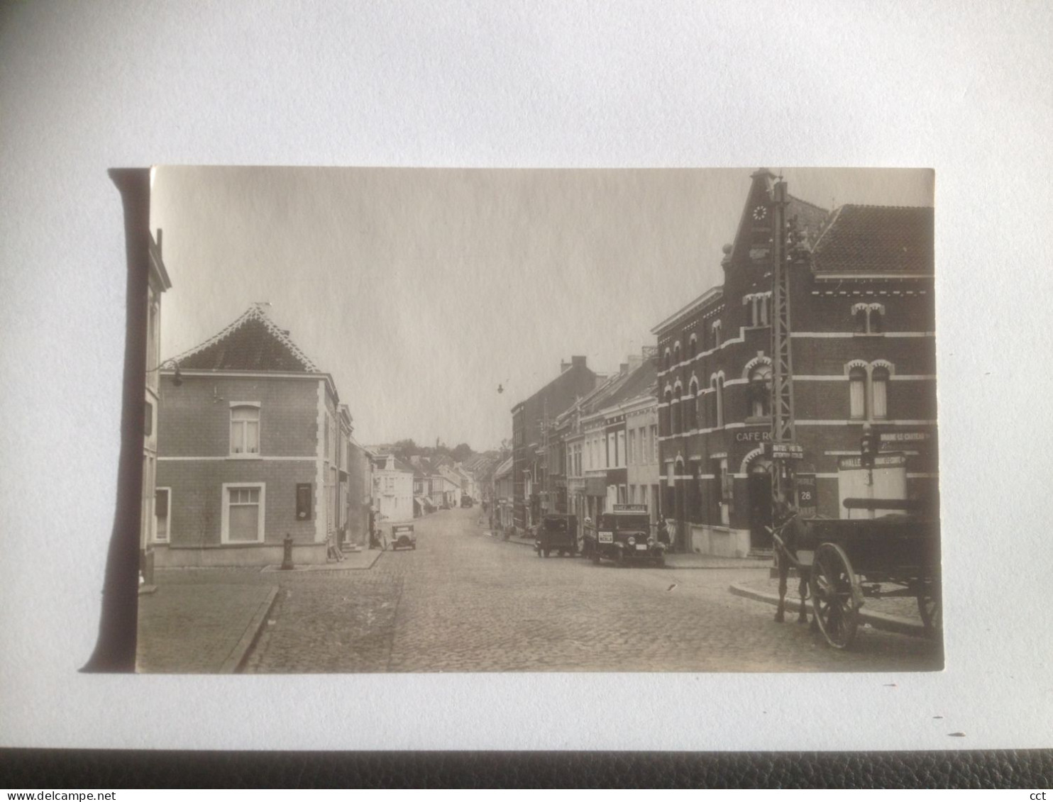 Tubize Rue De Bruxelles  CARTE PHOTO CARTE MERE - Tubeke