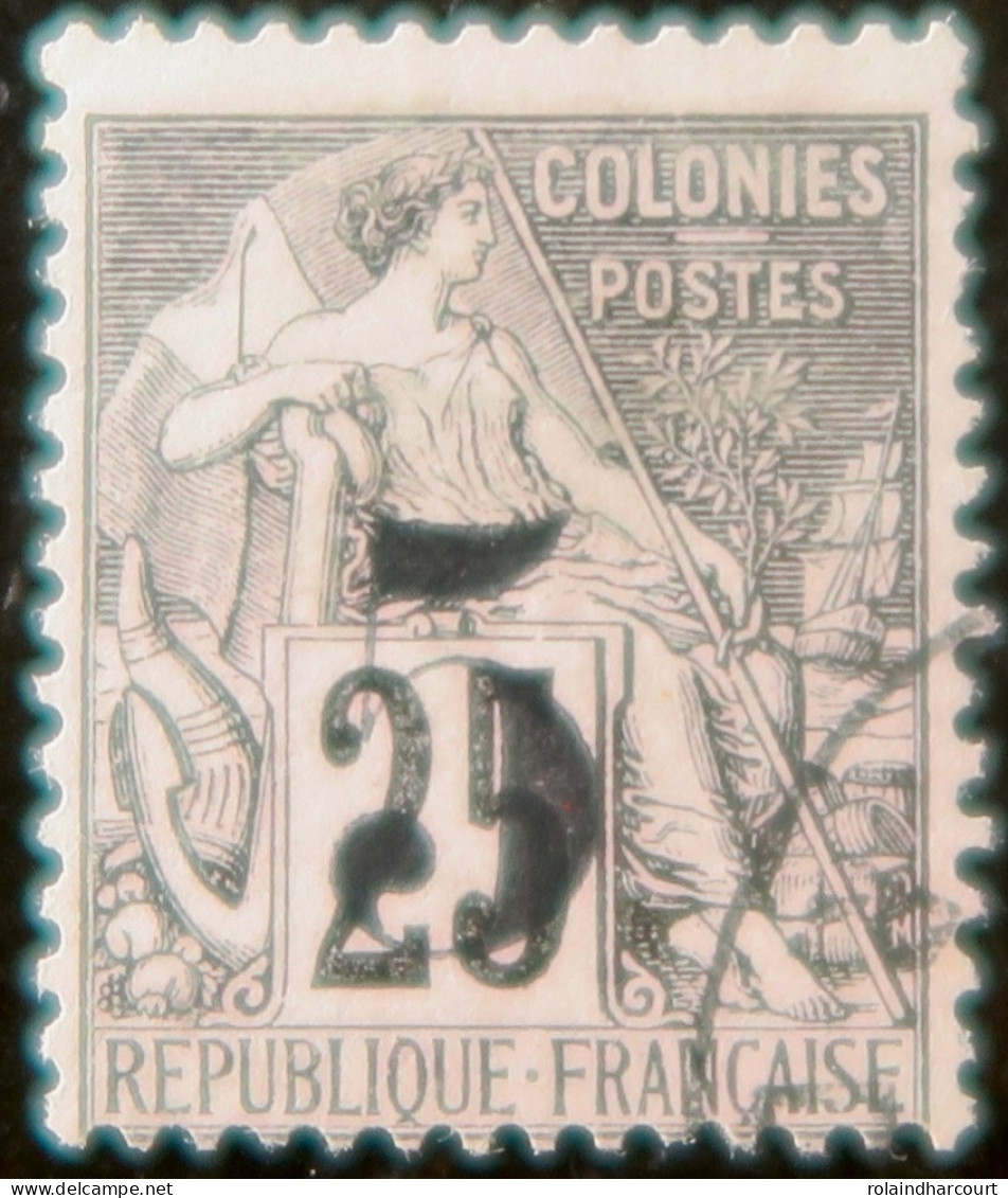 R2141/107 - 1886/1887 - COLONIES FRANÇAISES - COCHINCHINE - N°4 Oblitéré >>> Signé BRUN Expert - Cote (2017) : 50,00 € - Used Stamps