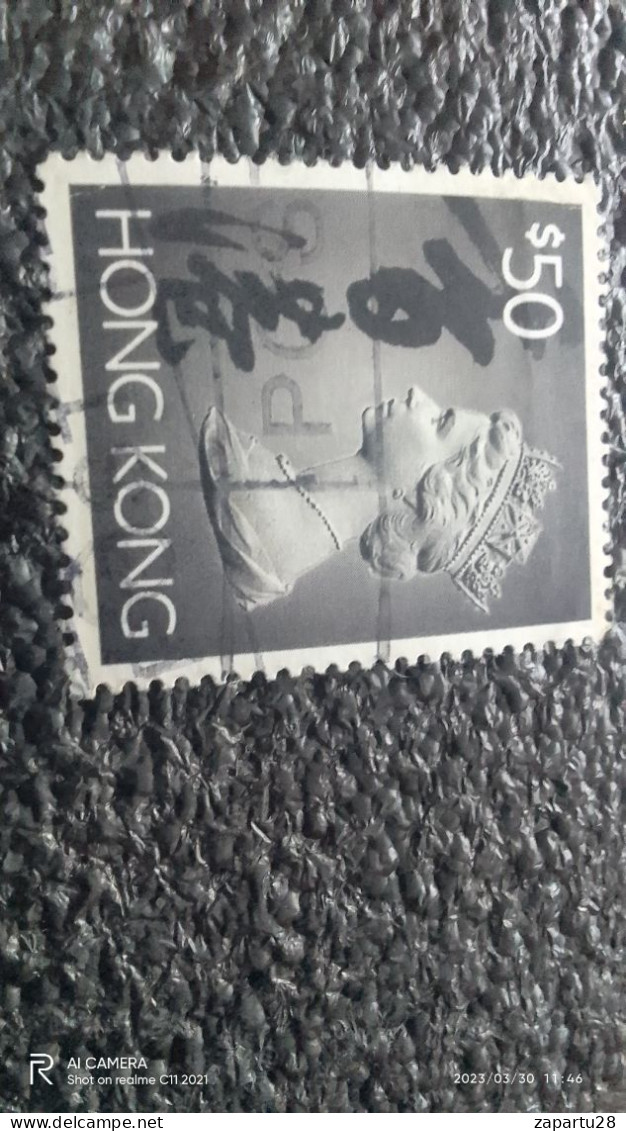 HONG KONG-1992     50$   ELIZABETH II.. USED - Used Stamps