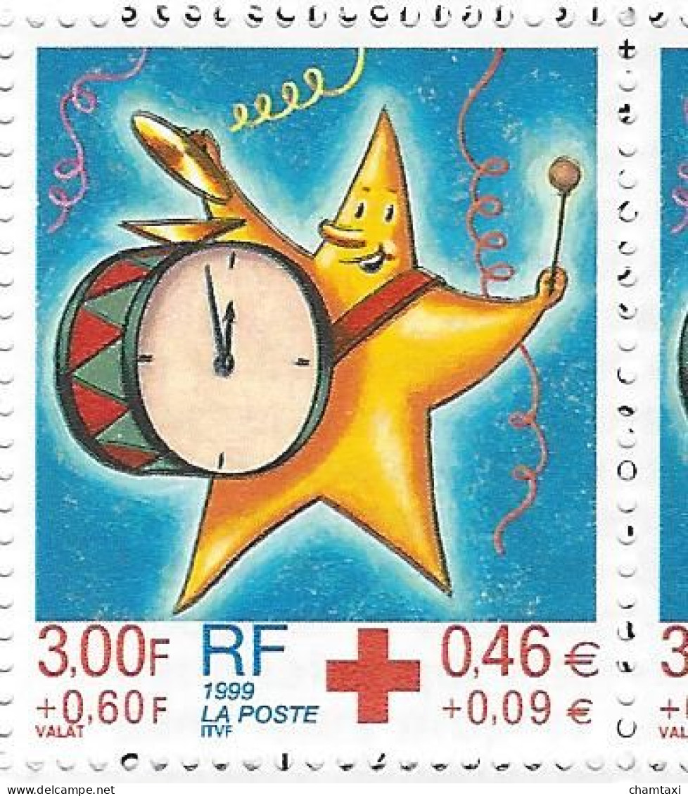 FRANCE 1999 ANNEE COMPLETE 57 TIMBRES EMIS EN FEUILLE  BF 22  + LES 5 TIMBRES ISSUS DE CARNET 3215 3220 3221 3212 3288a