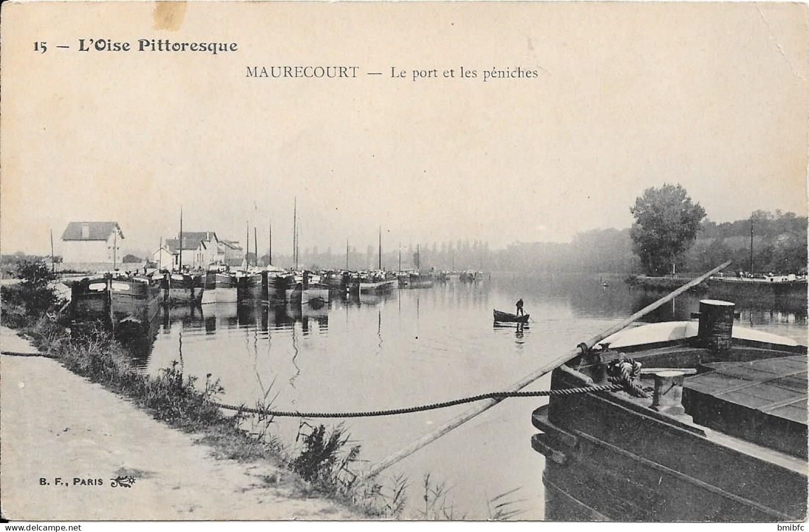 MAURECOURT - Le Port Et Les Péniches - Maurecourt