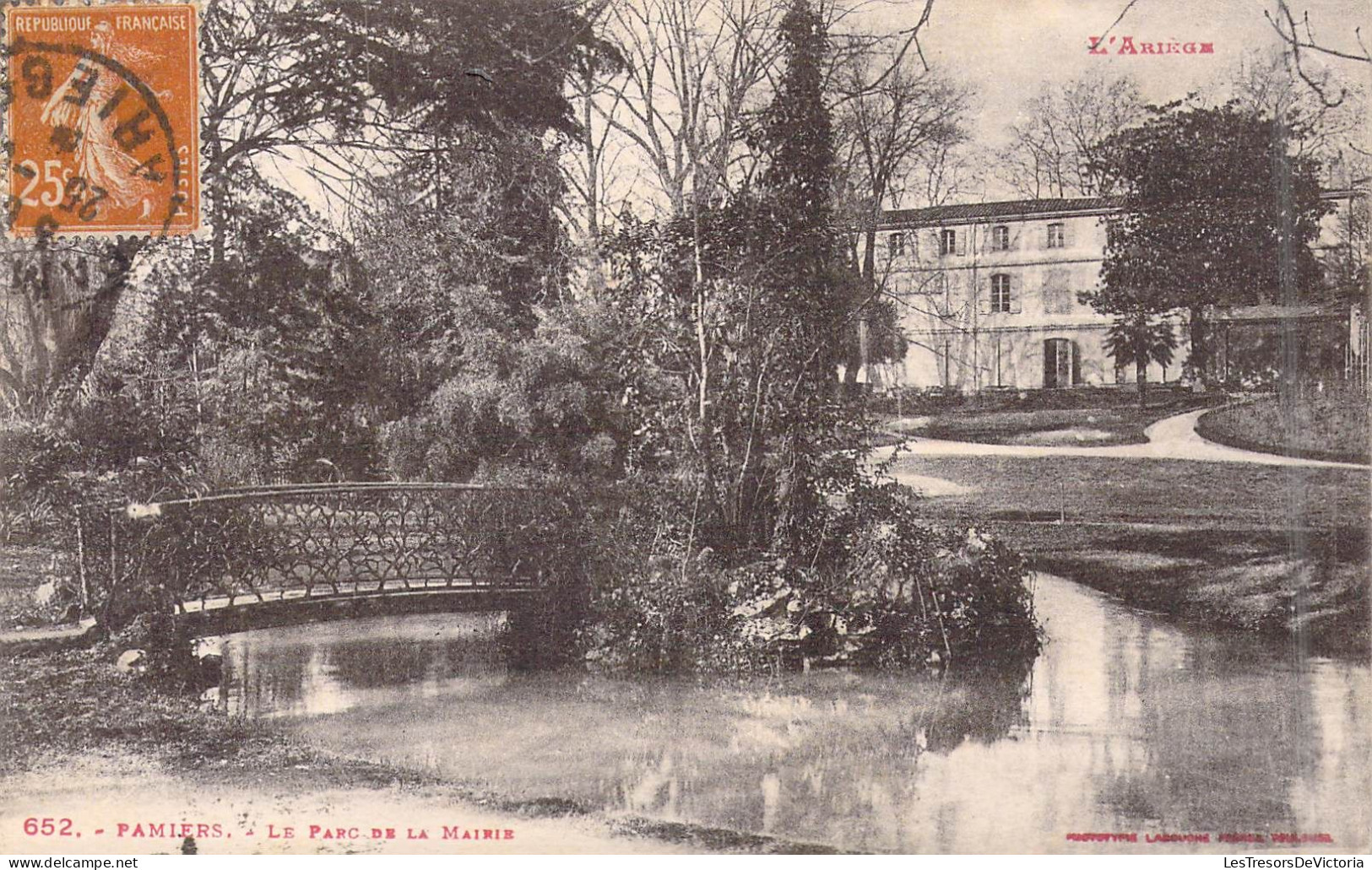 FRANCE - 09 - Pamiers - Le Parc De La Mairie - Carte Postale Ancienne - Pamiers