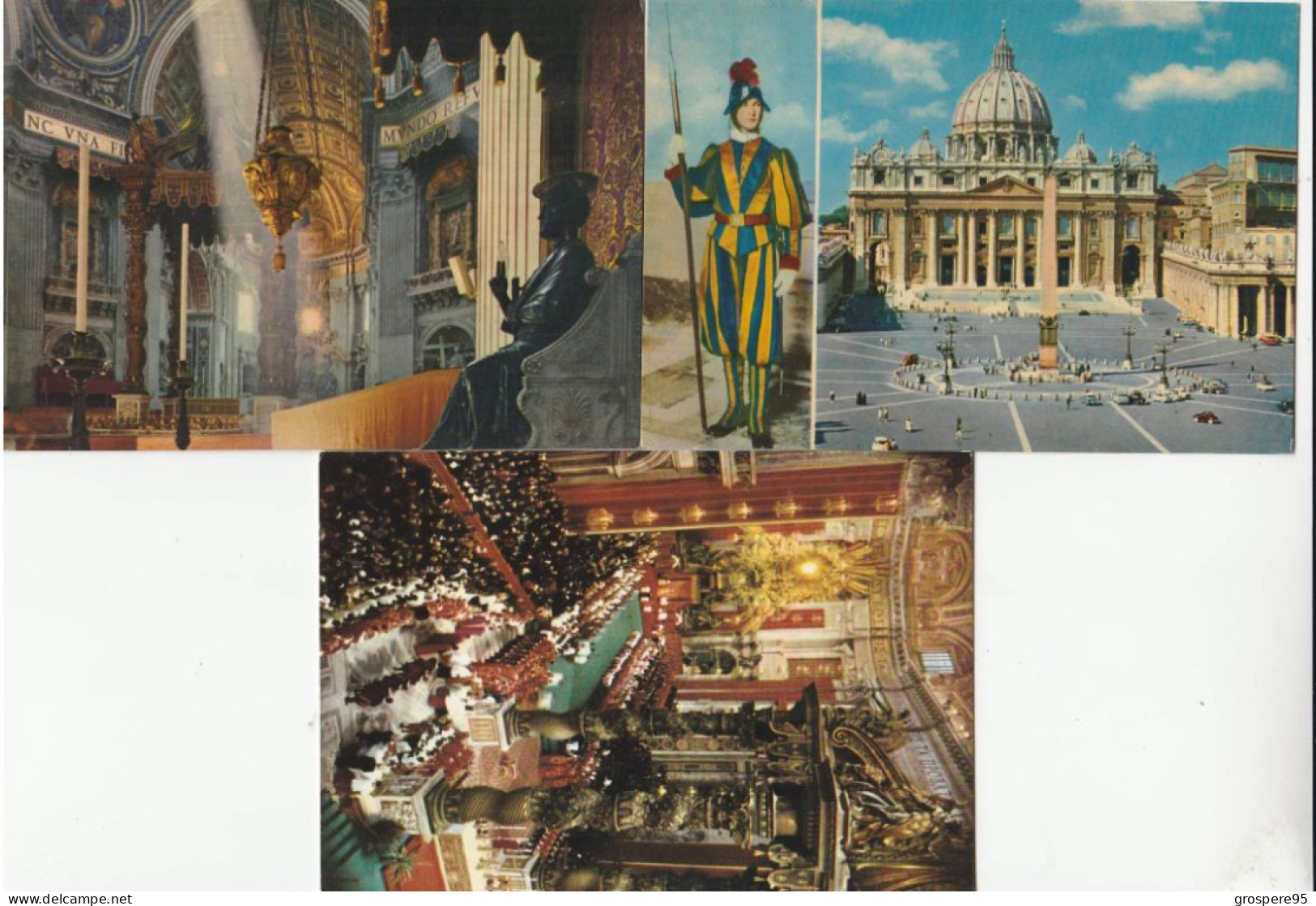 CITTA DEL VATICANO PAOLO VI + GIOVANNI XXIII + BASILICA DI SAINT PIETRO +CERIMONIA PAPALE....11 CARTES - Vatican