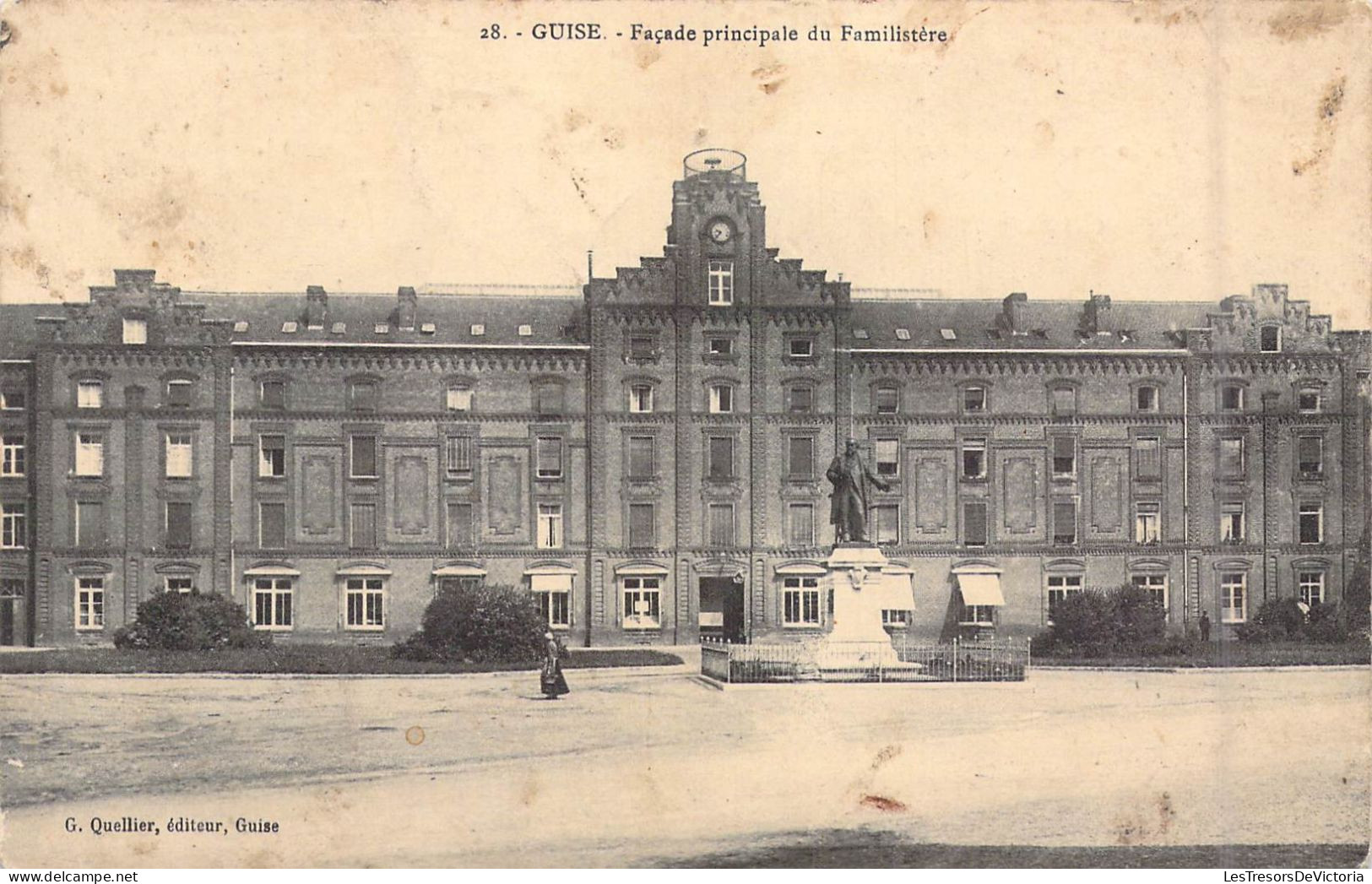 FRANCE - 02 - Guise - Façade Principale Du Familistère - Carte Postale Ancienne - Guise
