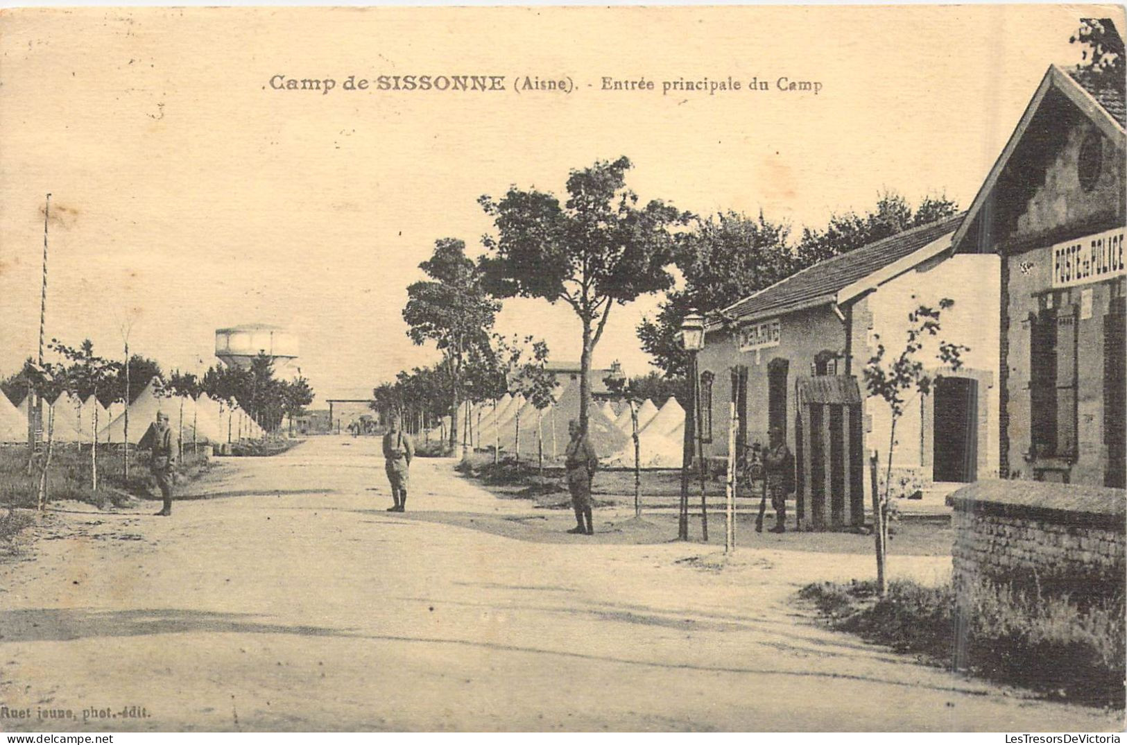 FRANCE - 02 - Camp De Sissonne - Entrée Principale Du Camp - Carte Postale Ancienne - Sissonne