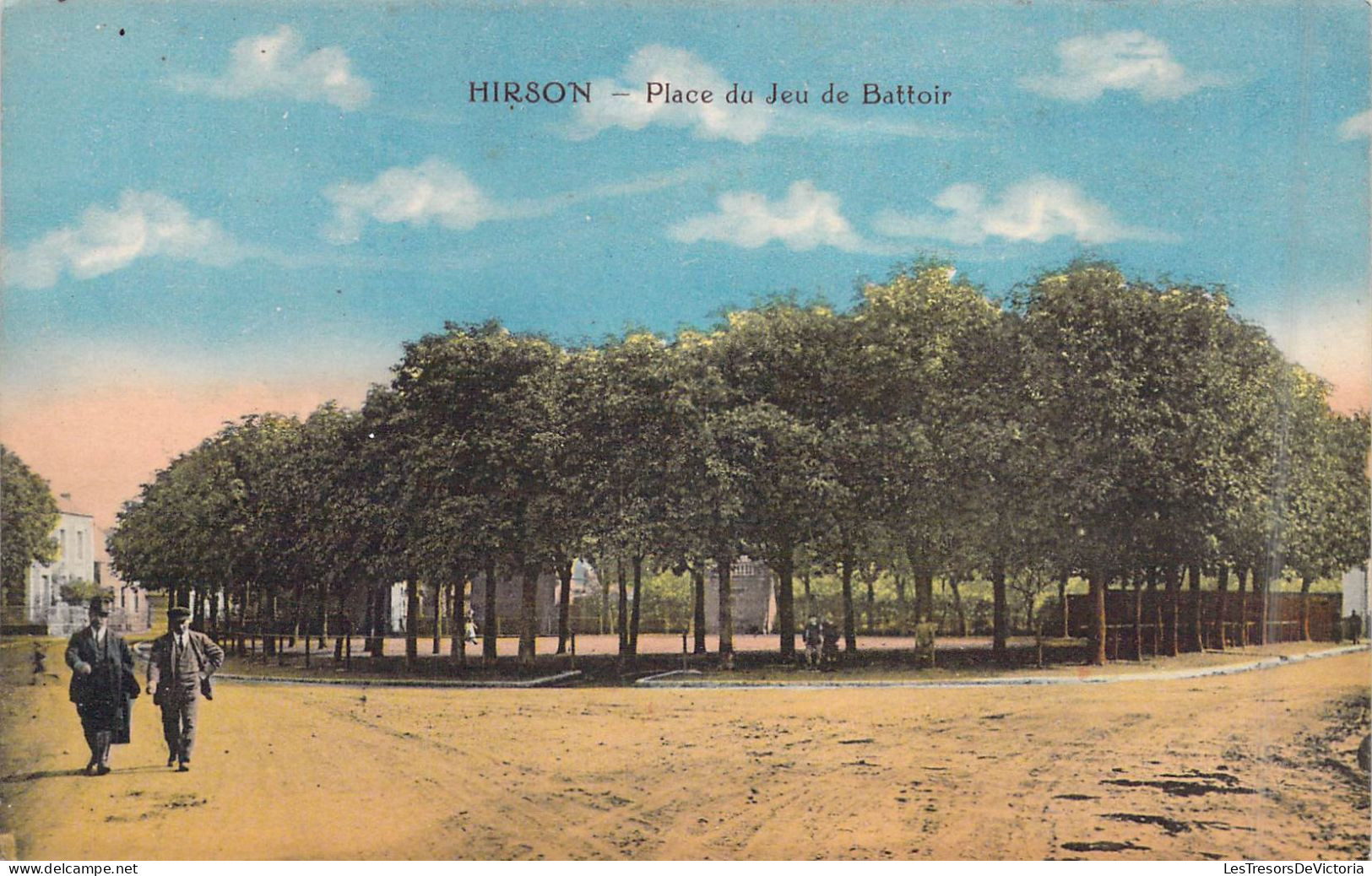 FRANCE - 02 - Hirson - Place Du Jeu De Battoir - Carte Postale Ancienne - Hirson