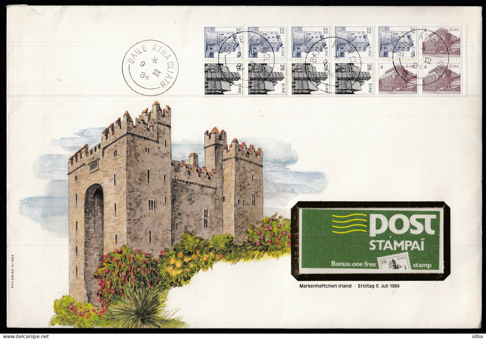 Ireland Eire Irland 1984 / Irish Architecture, Architektur, Tower Church Castle - Lettres & Documents