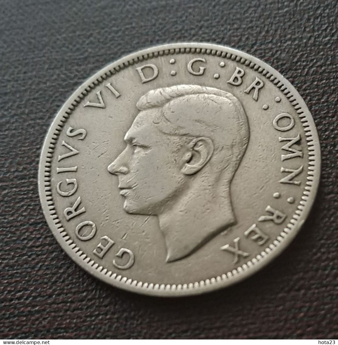 1949 Half Crown, United Kingdom, George VI (Copper-Nickel, 14.1 G), About F+ - K. 1/2 Crown