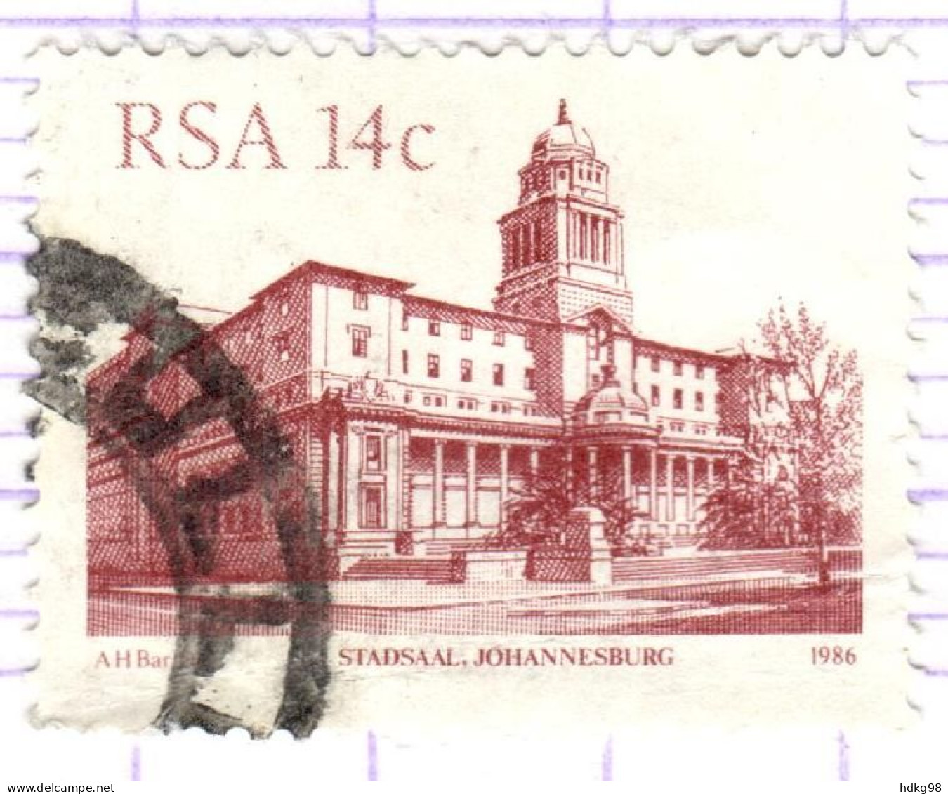 RSA+ Südafrika 1986 Mi 686 Johannesburg - Usados