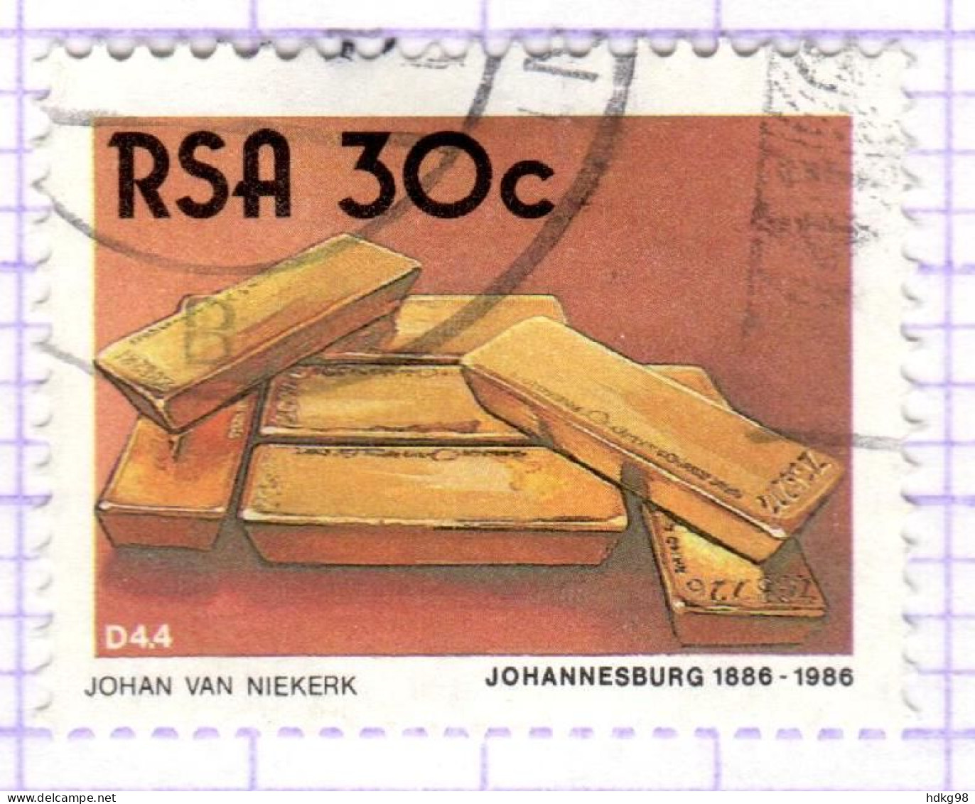 RSA+ Südafrika 1986 Mi 696 Johannesburg - Usados