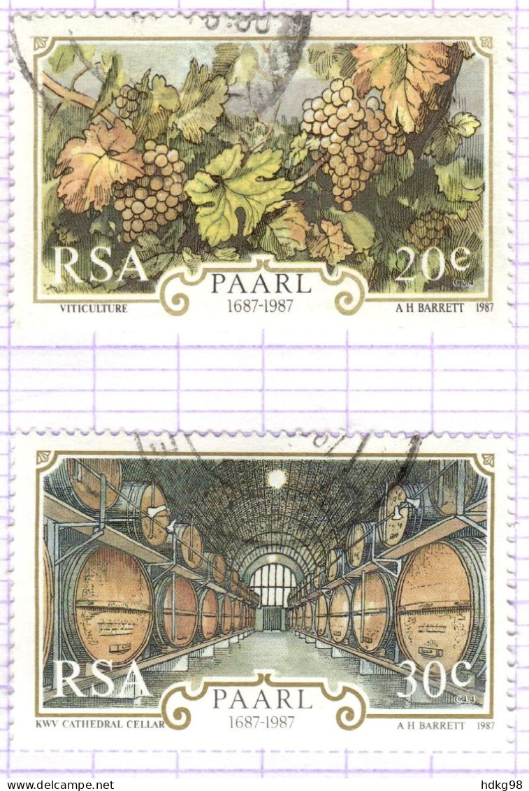 RSA+ Südafrika 1987 Mi 711 713 Paarl - Used Stamps
