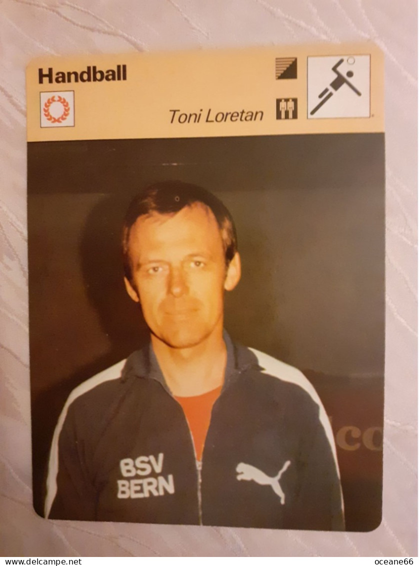 Fiche Rencontre Handball Toni Loretan - Handbal
