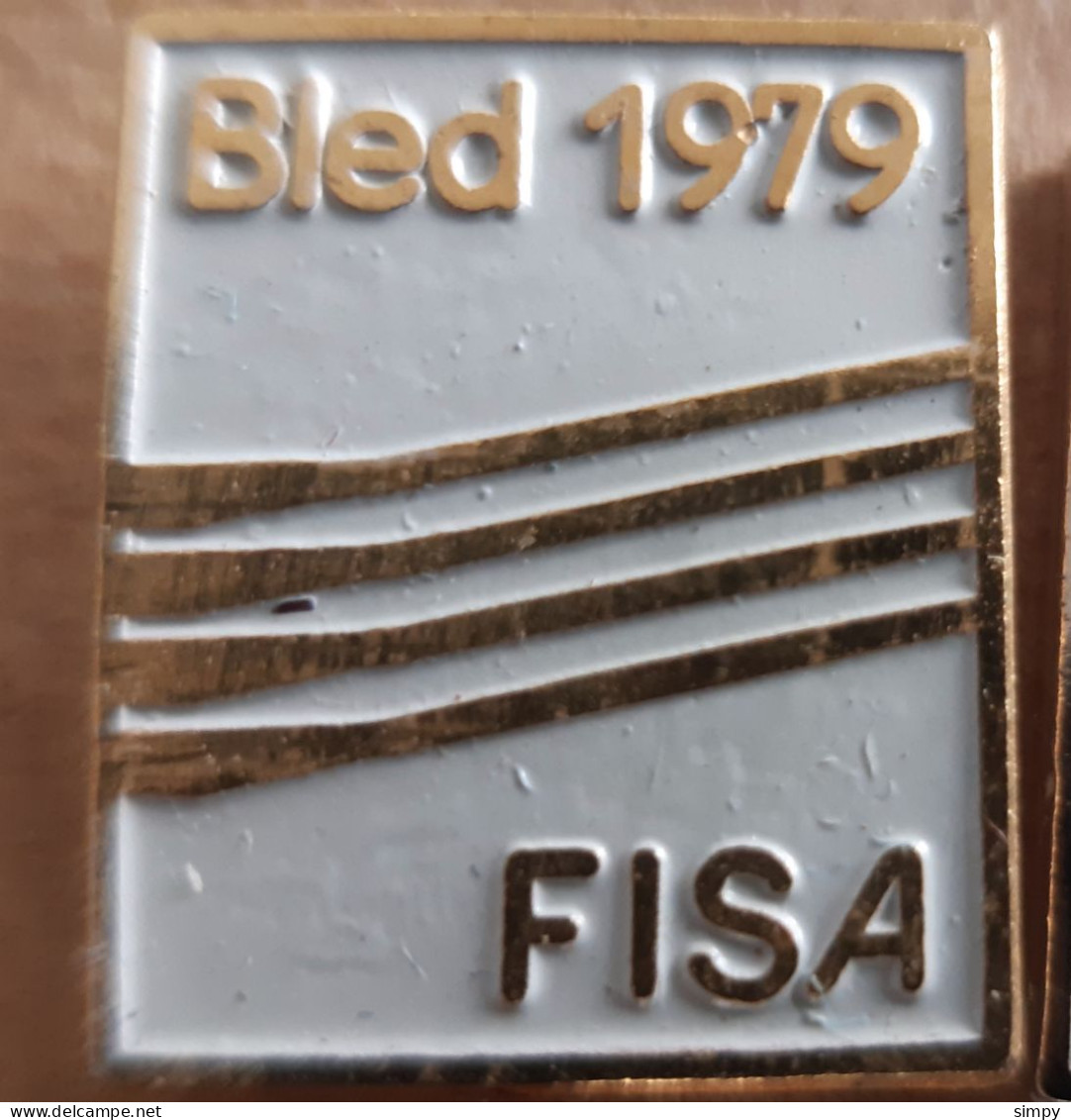 World Rowing  Championship Bled 1979 FISA SLOVENIA Ex Yugoslavia Pins - Rowing