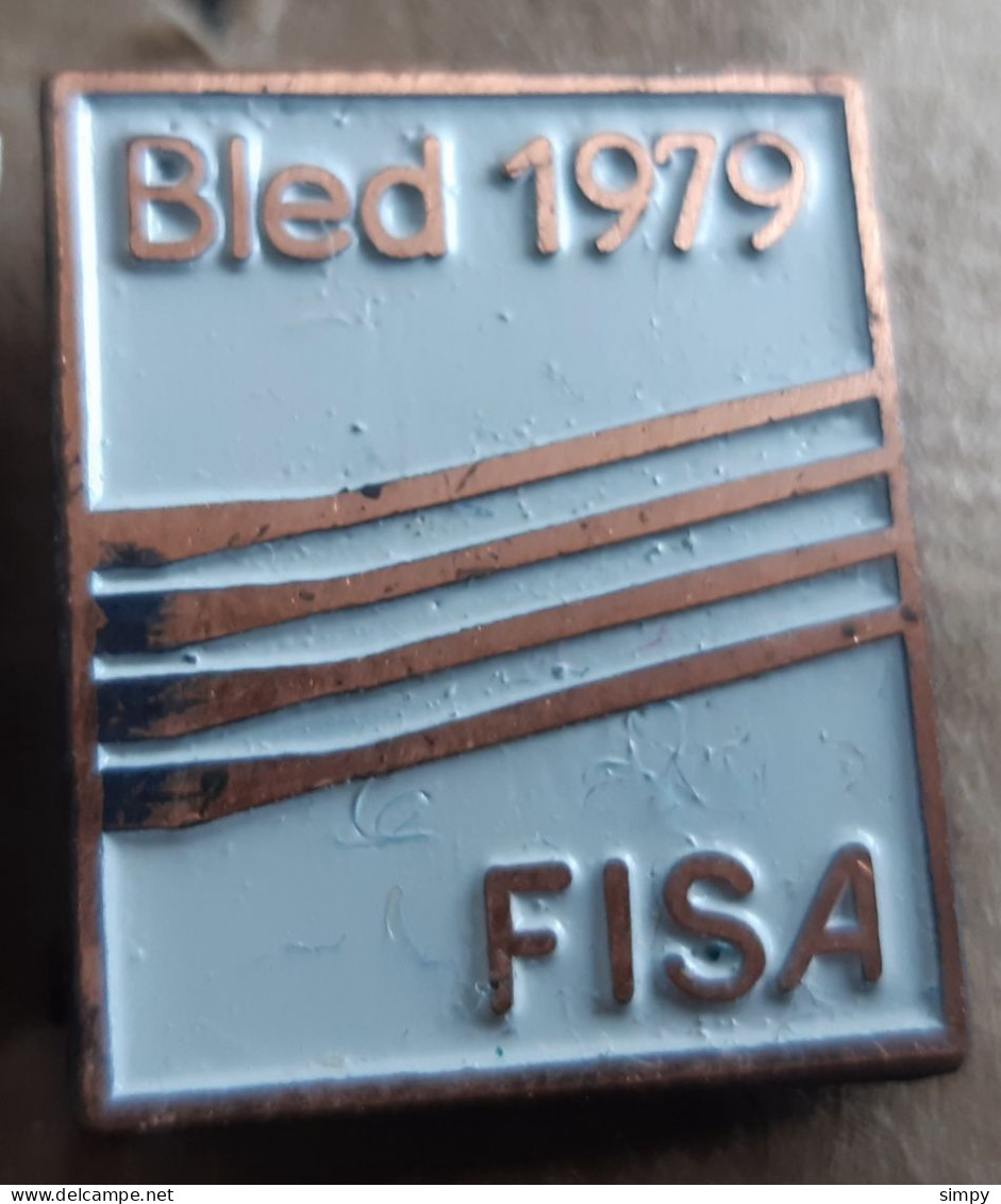 World Rowing  Championship Bled 1979 FISA SLOVENIA Ex Yugoslavia Pins - Rowing