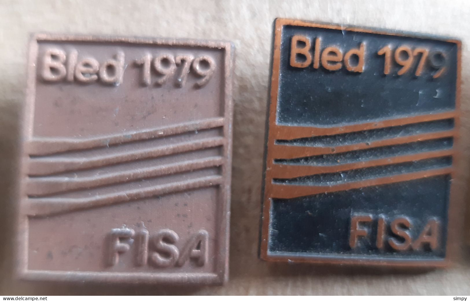 World Rowing  Championship Bled 1979 FISA SLOVENIA Ex Yugoslavia Pins - Canottaggio