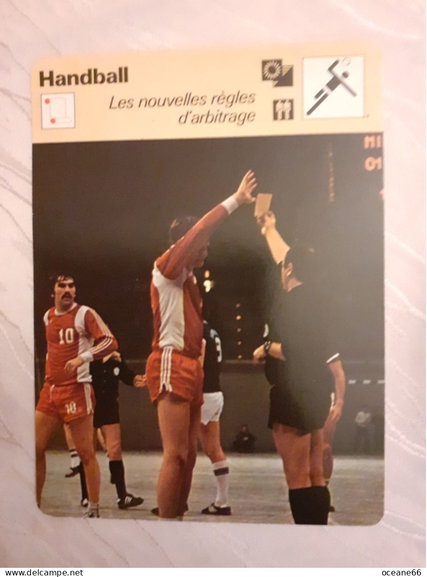 Fiche Rencontre Handball Les Nouvelles Règles D'arbitrage - Pallamano