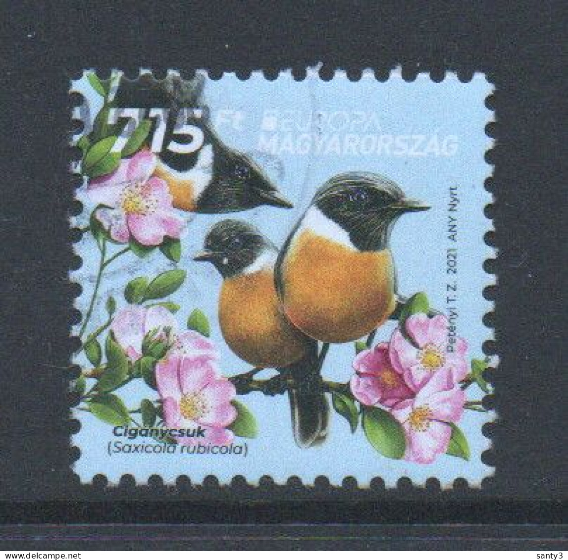 Hongarije 2021  Yv Zegel Uit Blok 447, Hele Hoge Waarde, Gestempeld - Used Stamps