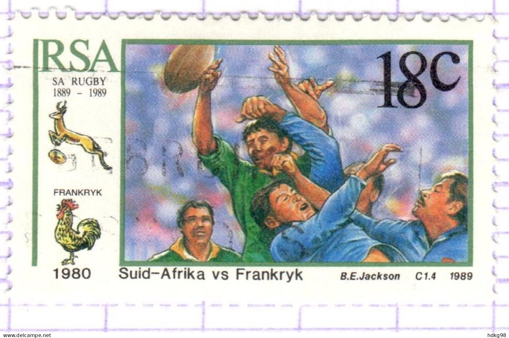 RSA+ Südafrika 1989 Mi 775 Rugby - Used Stamps