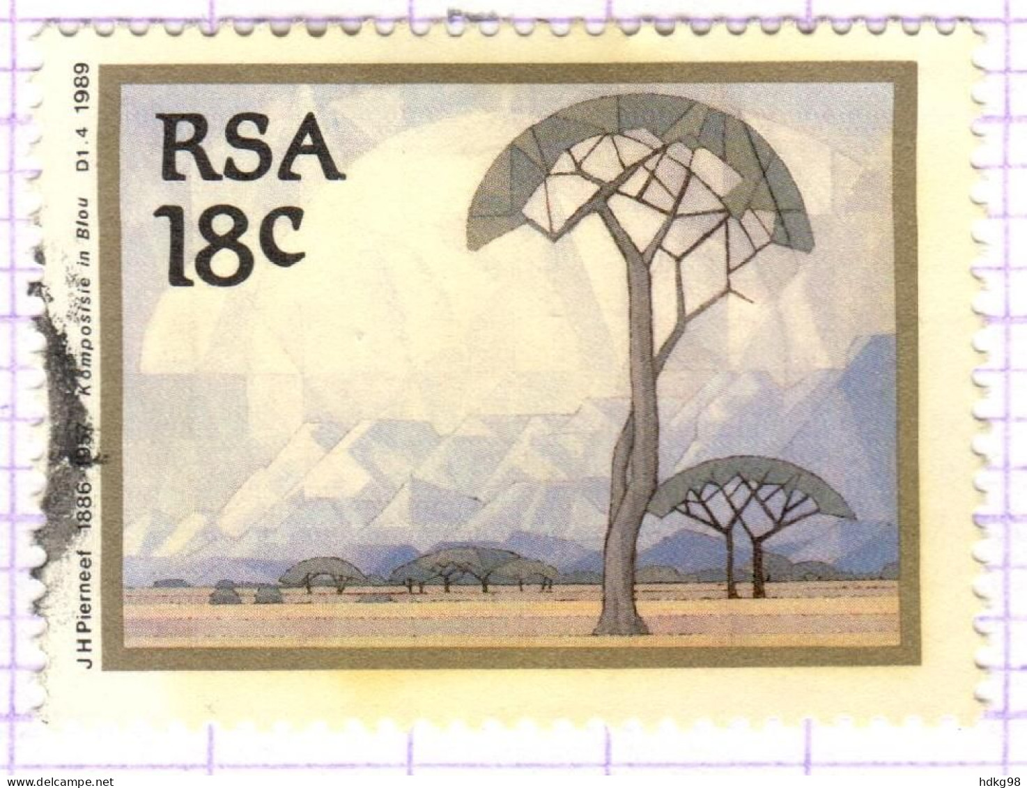 RSA+ Südafrika 1989 Mi 779 Baum - Usados