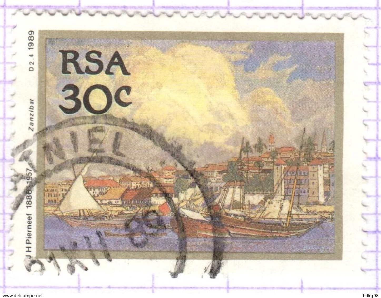 RSA+ Südafrika 1989 Mi 780 Hafen - Usados