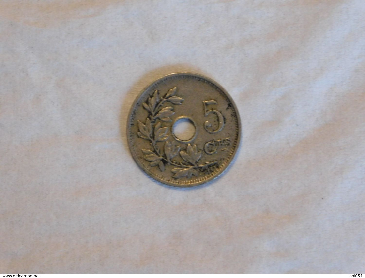 BELGIQUE 5 Cent Centimes 1926 Belgium - 5 Cents