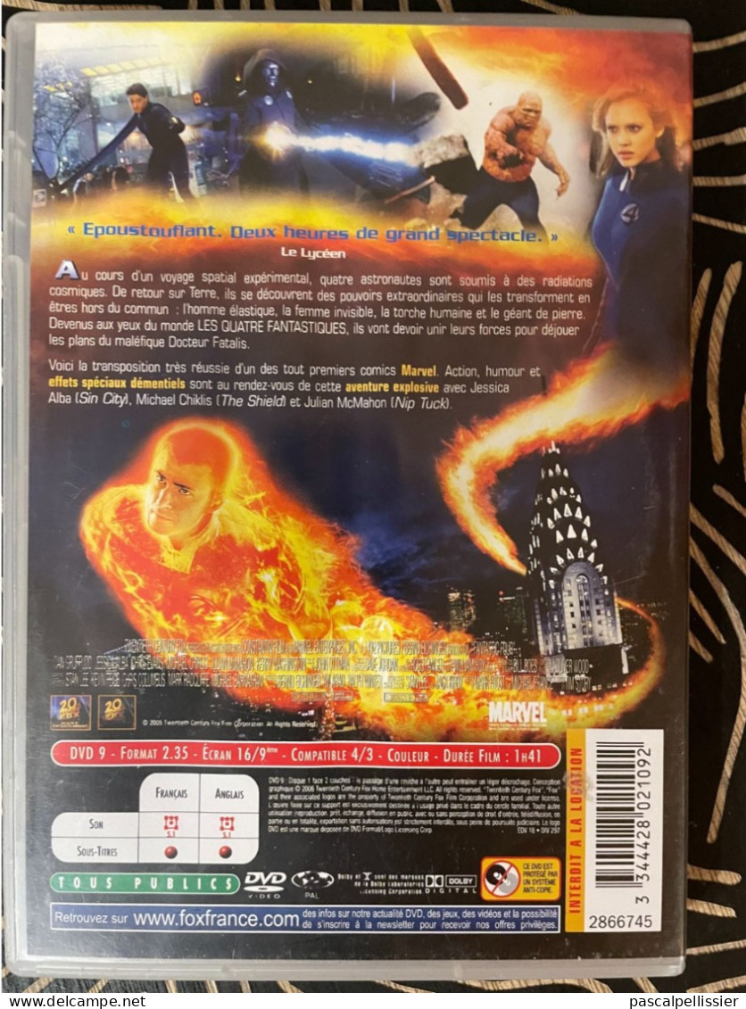 DVD - Les 4 Fantastiques - Occasion - Sciences-Fictions Et Fantaisie