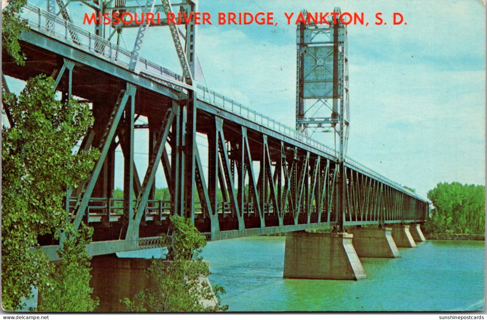 South Dakota Yankton The Missouri River Bridge 1971 - Andere & Zonder Classificatie