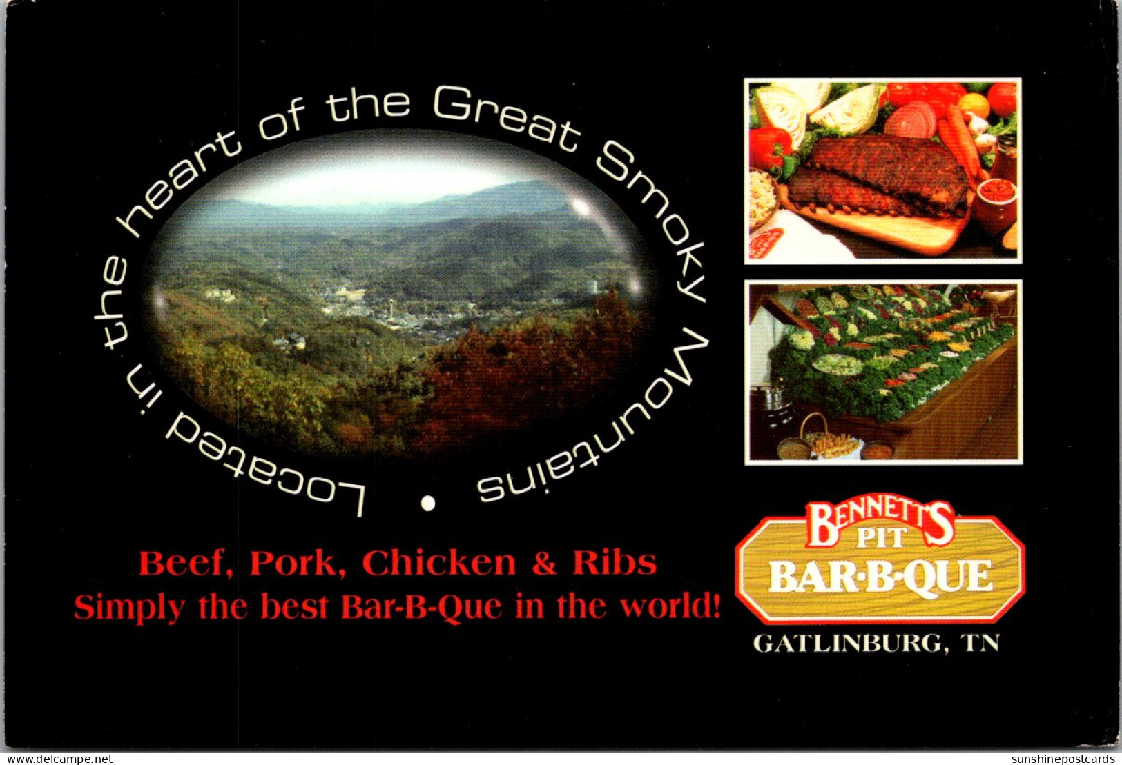 Tennessee Benneett's Pit Bar-B-Que In The Heart Of The Great Smoky Mountains - Smokey Mountains