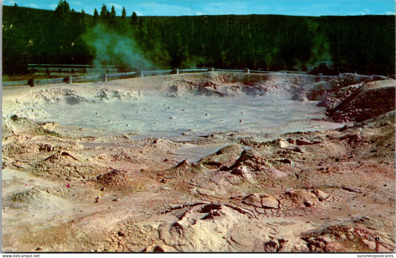 Yellowstone National Park Fountain Paint Pot At Lower Geyser Basin - USA National Parks