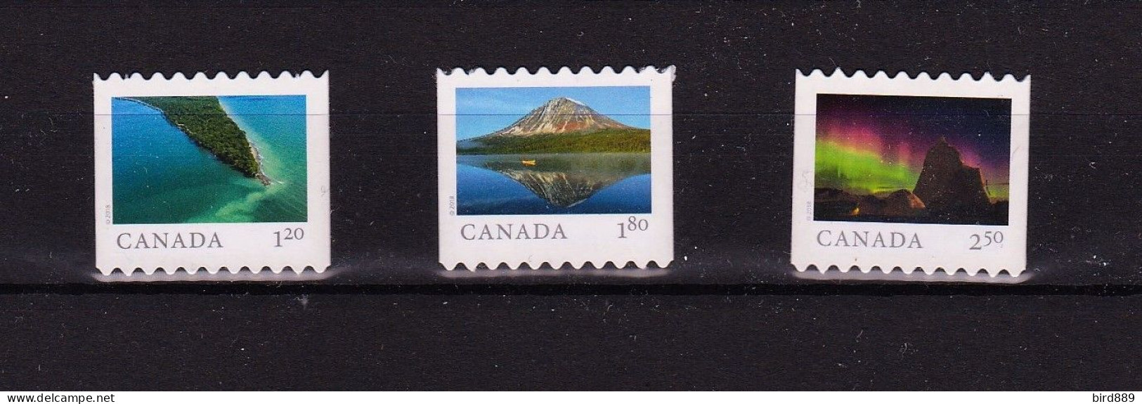 2018 Canada From Far And Wide Scenic Photography Set Of 3 Stamps From Booklet MNH - Single Stamps