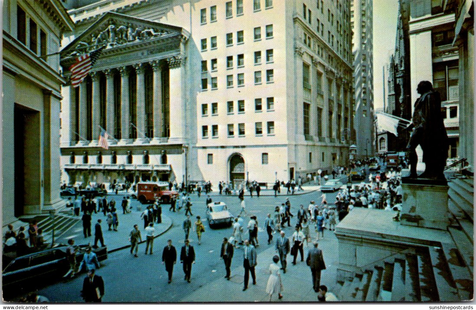 New York City Wall Street And The New York Stock Exchange - Wall Street