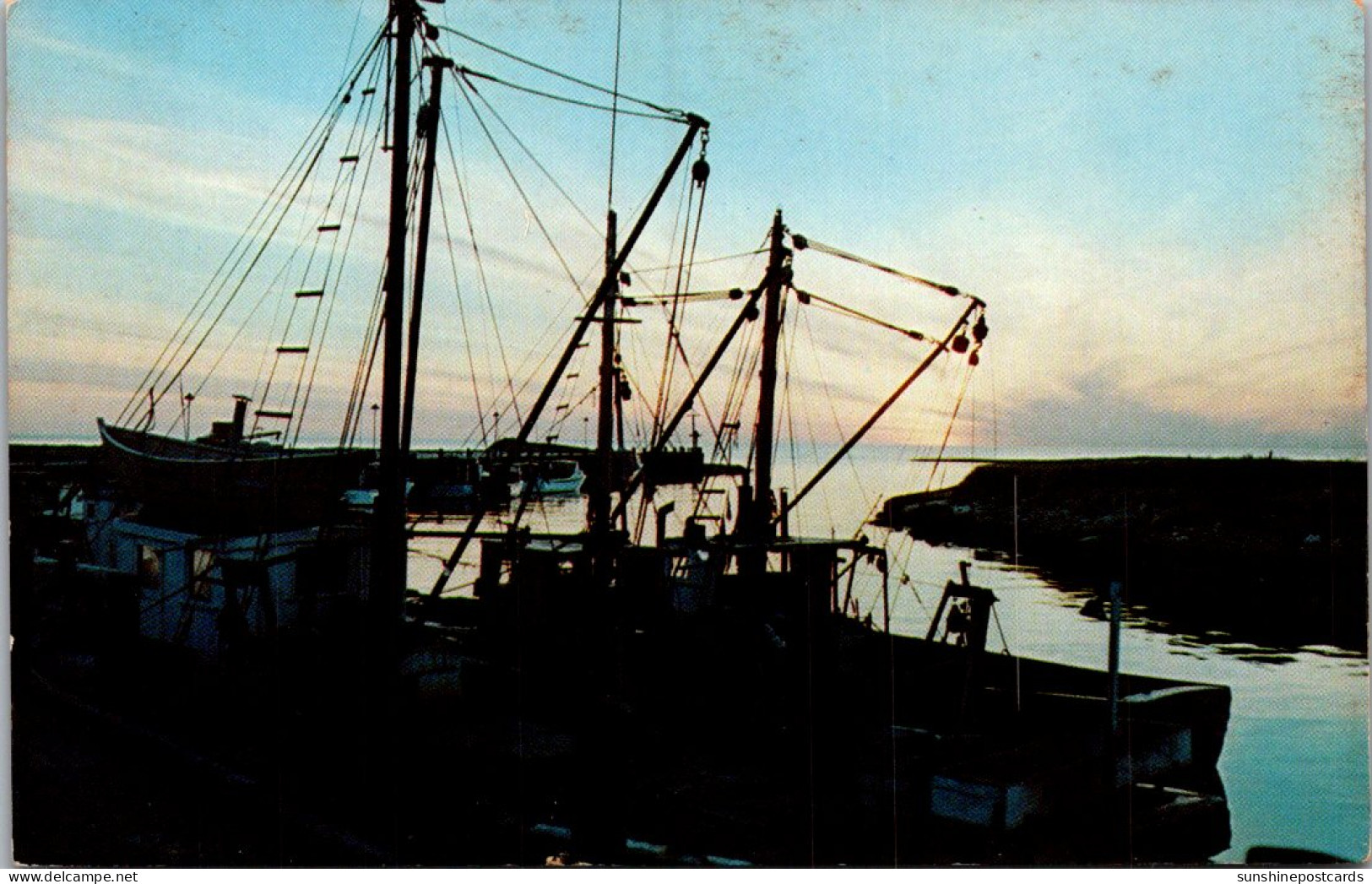 Massachusetts Cape Cod Fishing Boats At Sunset - Cape Cod