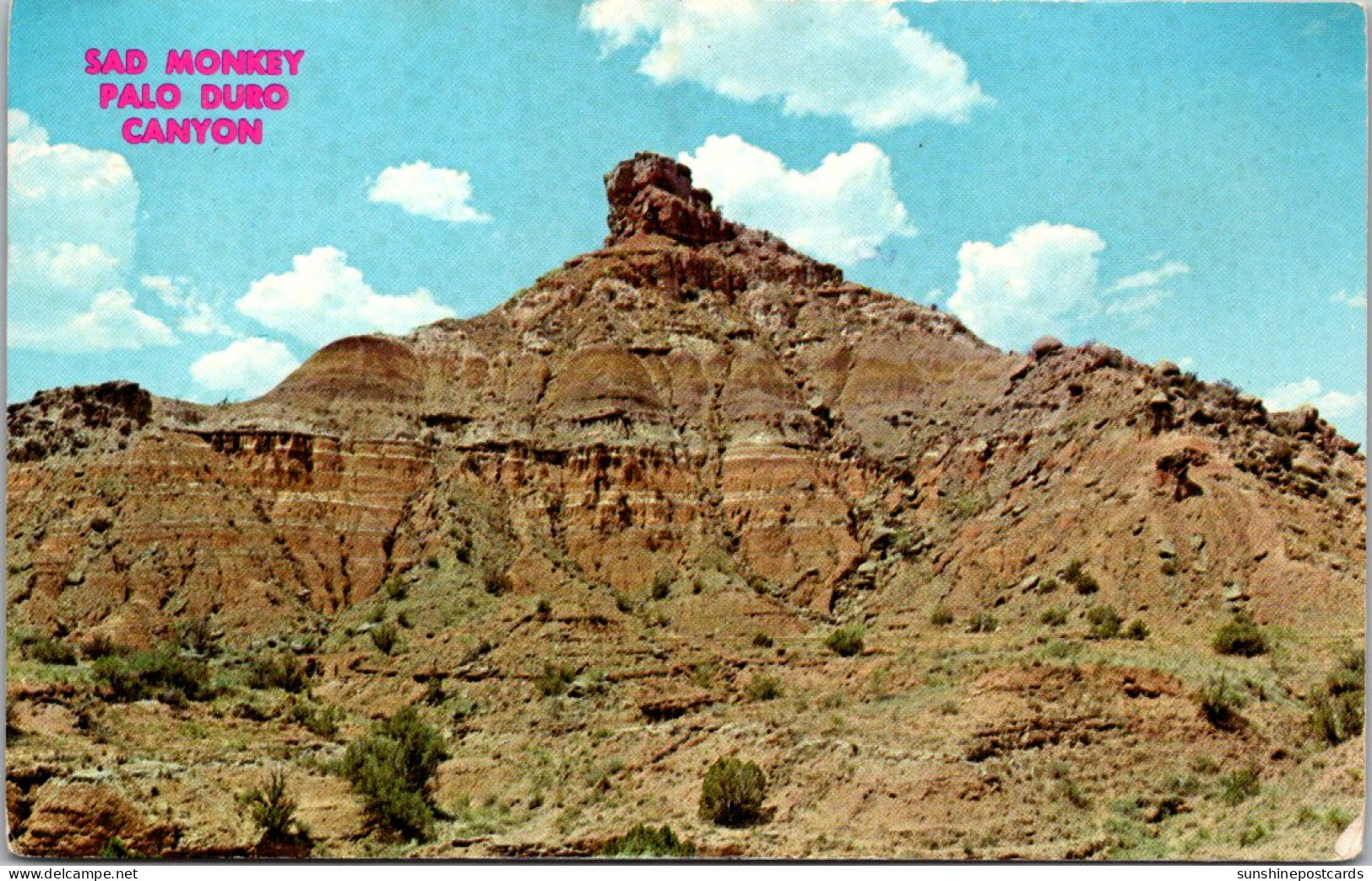 Texas Palo Duro Canyon Rock Formation "Sad Monkey" Near Amarillo 1975 - Amarillo