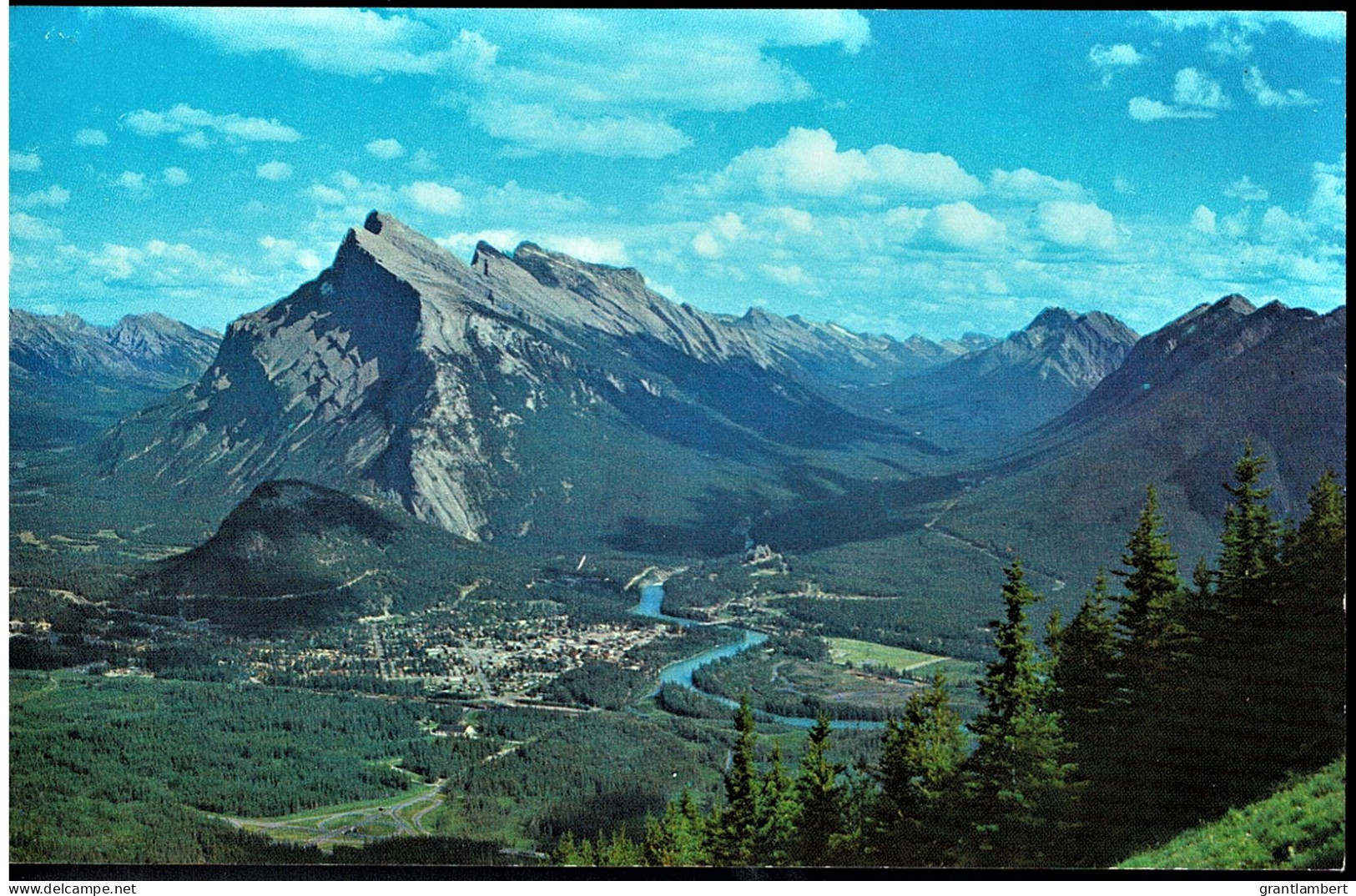 Banff With Mt. Rundle, Alberta, Canada  - Unused - Banff