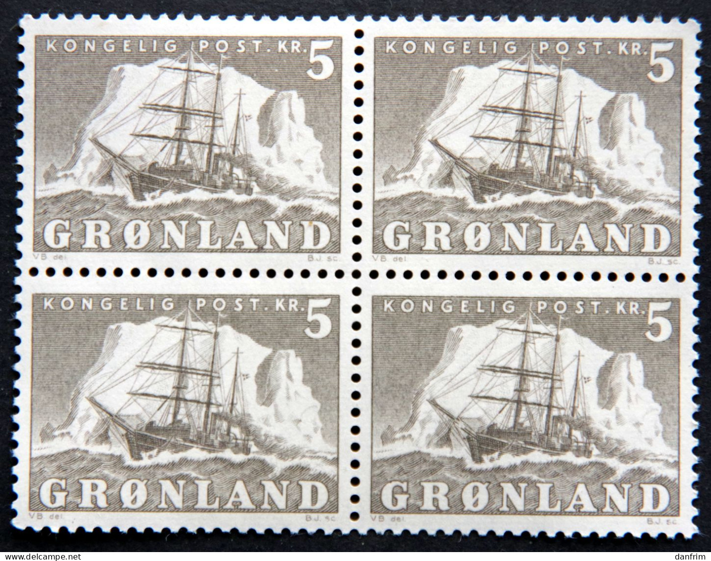 Greenland 1958 MiNr. 41 MNH (**) ( Lot Ks 37  ) - Unused Stamps