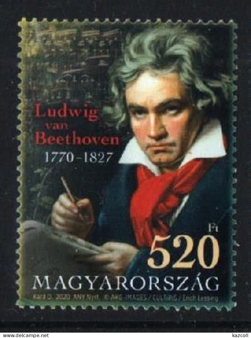 Hungary 2020.  Beethoven. Composer. MNH - Nuevos