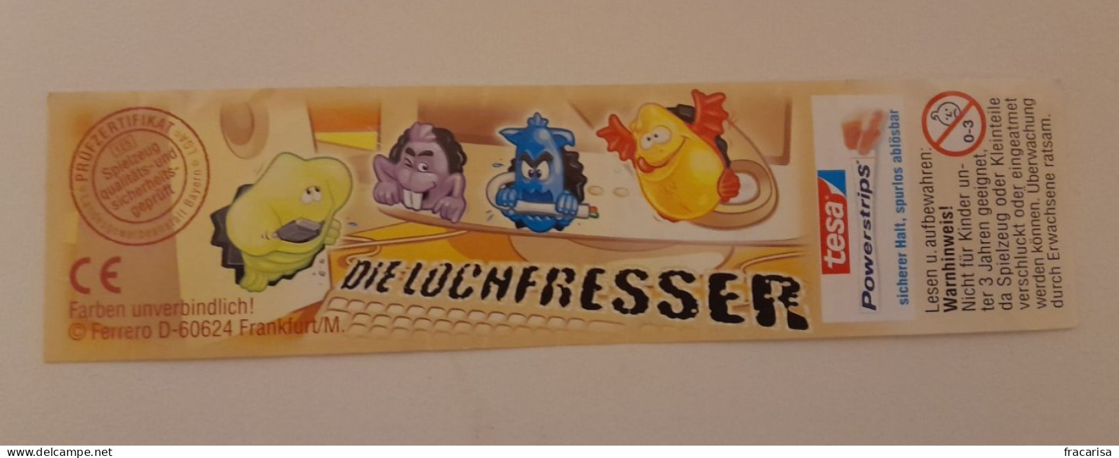 KINDER SURPRISE 2003 Deutch :           BPZ : 705887 - Instrucciones