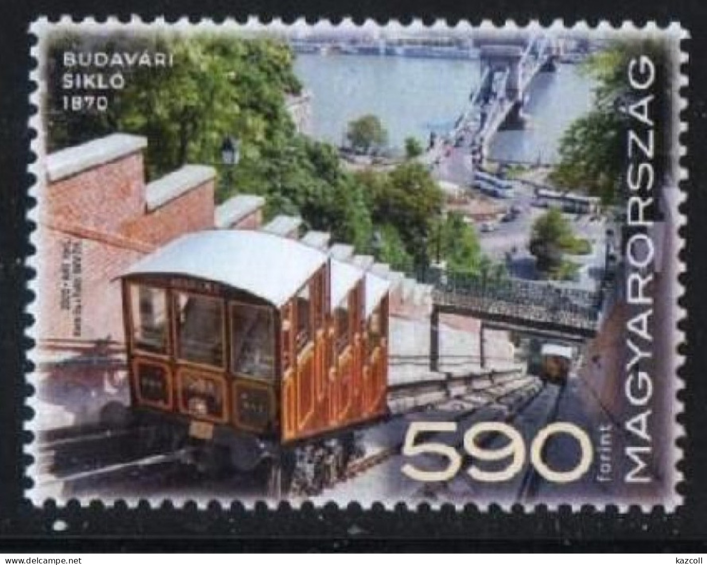 Hungary 2020.  Buda Castle Funicular In Budapest, MNH - Ongebruikt