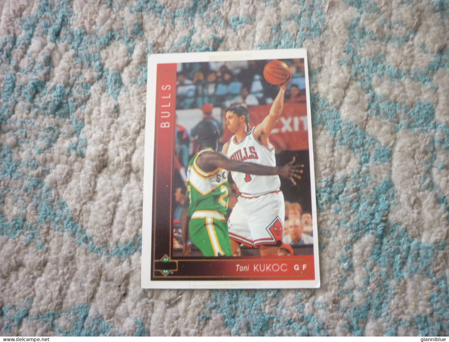 Ton Kukoc Croatian Chicago Bulls NBA Basket Basketball '90s Rare Greek Edition Card - 1990-1999