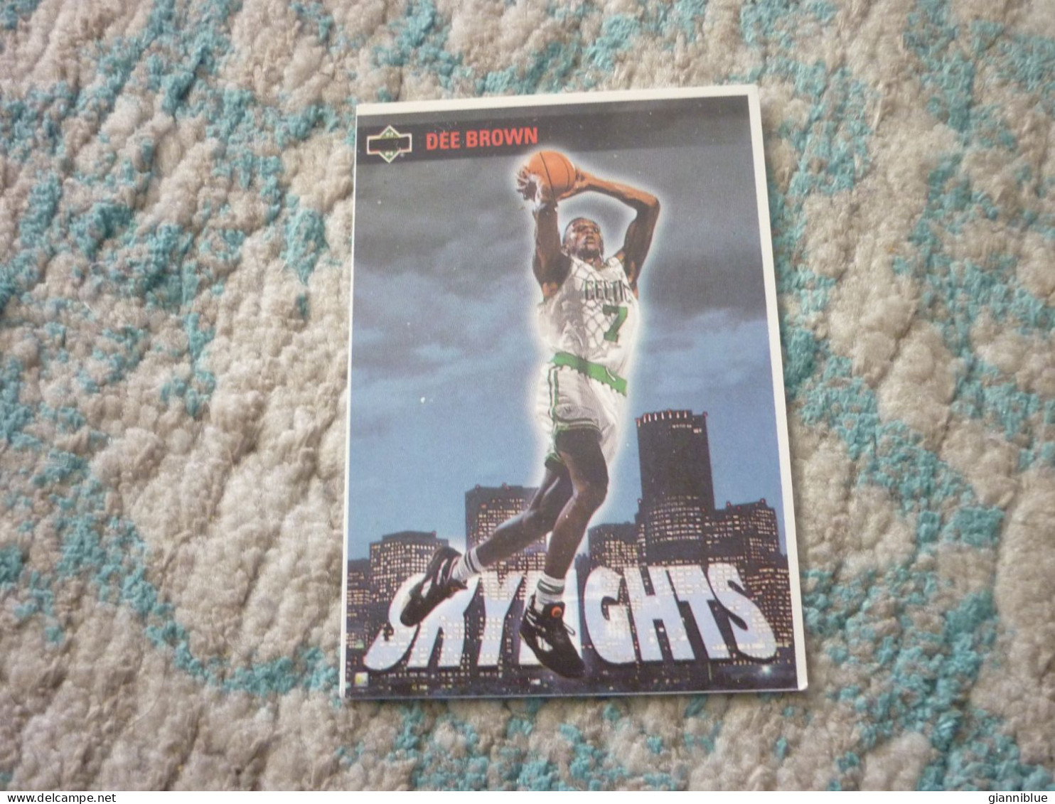 Robert Horry & Dee Brown Skylights NBA Basketball Double Sided '90s Rare Greek Edition Card - 1990-1999