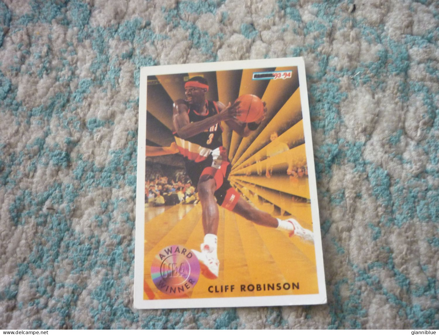 Shaquille O'Neal & Cliff Robinson NBA Basketball Double Sided '90s Rare Greek Edition Card - 1990-1999