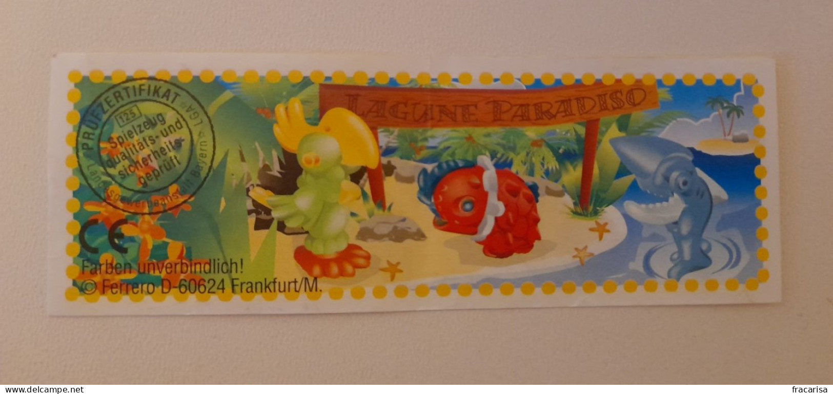 KINDER SURPRISE 2003 Deutch :           BPZ : 706125 - Istruzioni