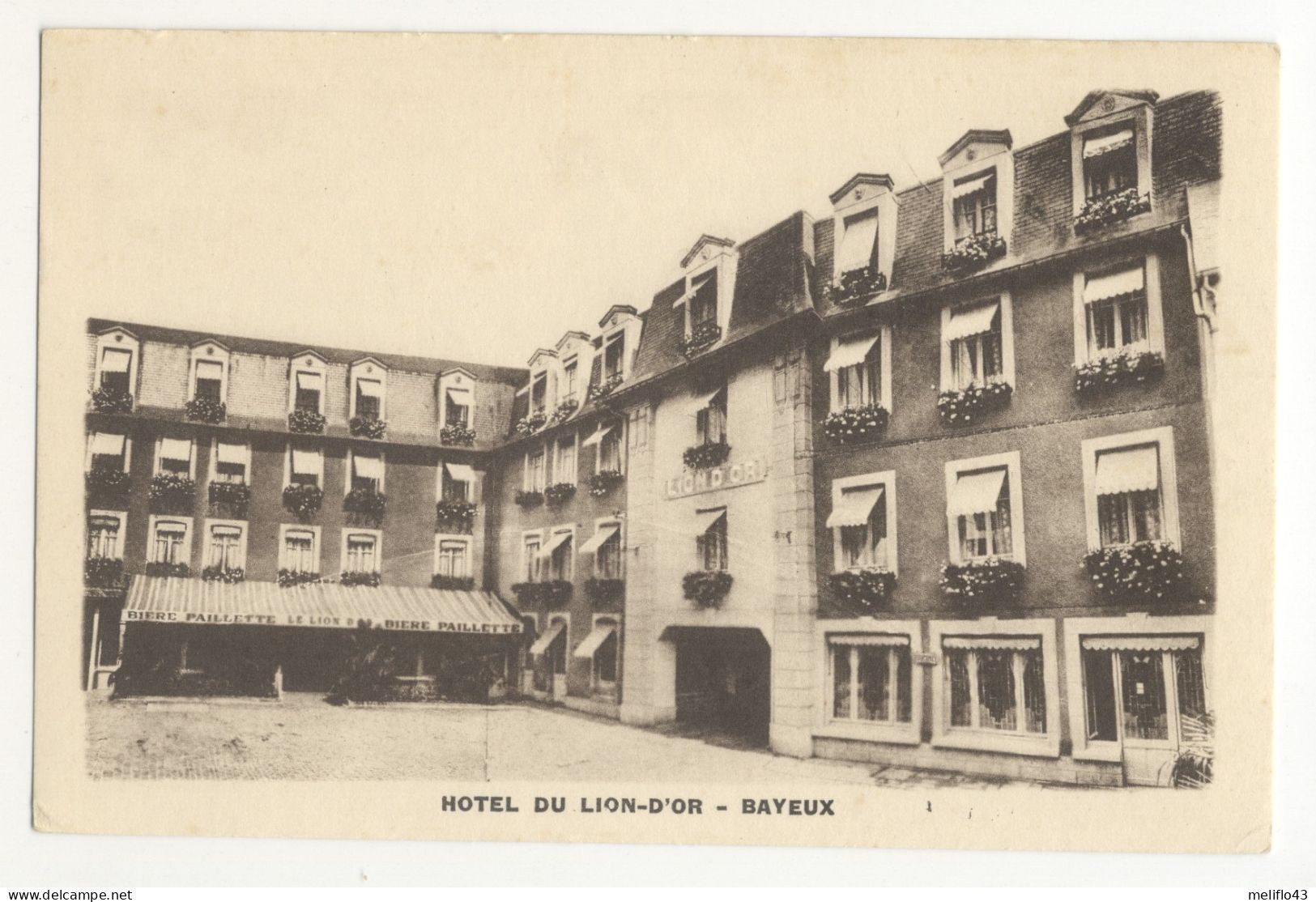 14/ CPA - Bayeux - Hotel Du Lion D'Or - Bayeux