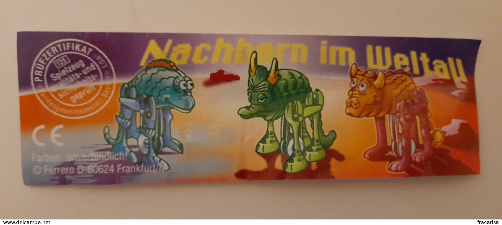 KINDER SURPRISE 2003 Deutch :           BPZ : 705232 - Instrucciones