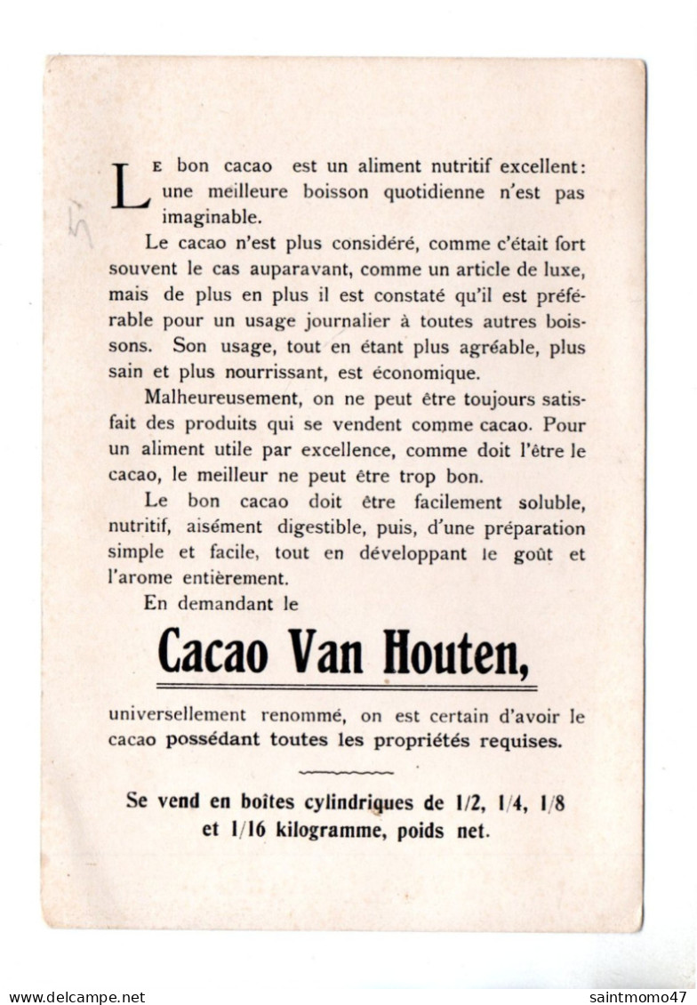 CHROMO . CHOCOLAT . CACAO VAN HOUTEN - Ref. N°362F - - Van Houten
