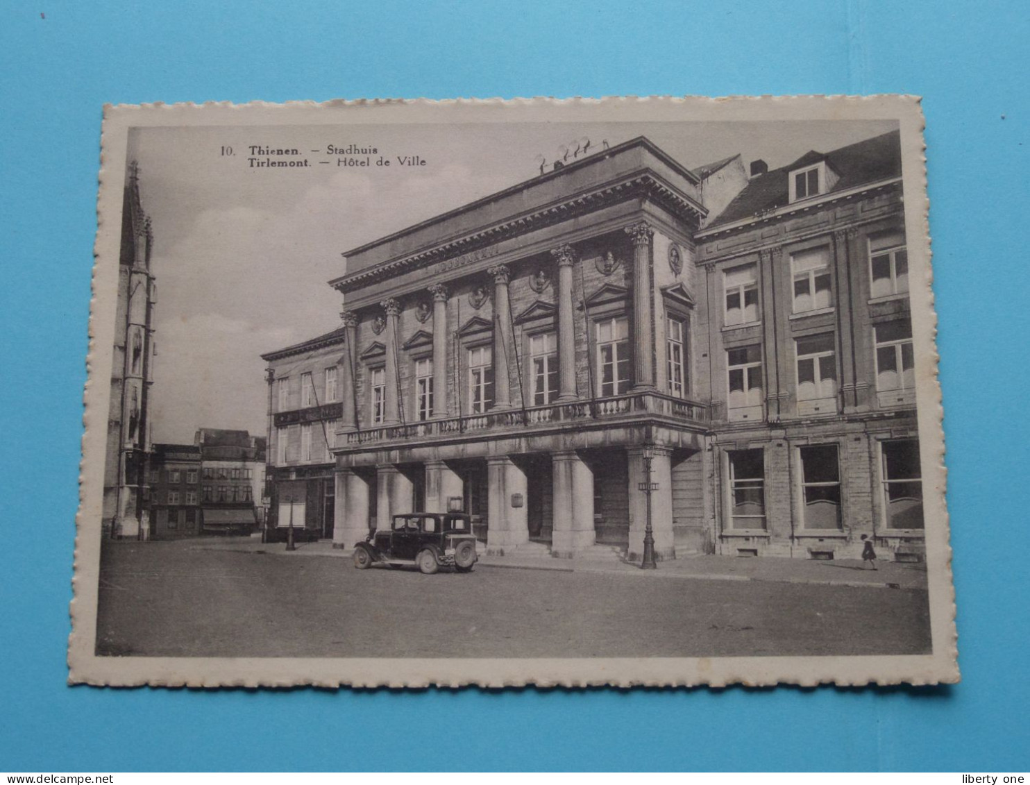 Stadhuis - Hôtel De Ville TIRLEMONT - THIENEN ( Edit.: Dutroux - 10 ) Anno 1939 ( Voir Scans ) ! - Tienen