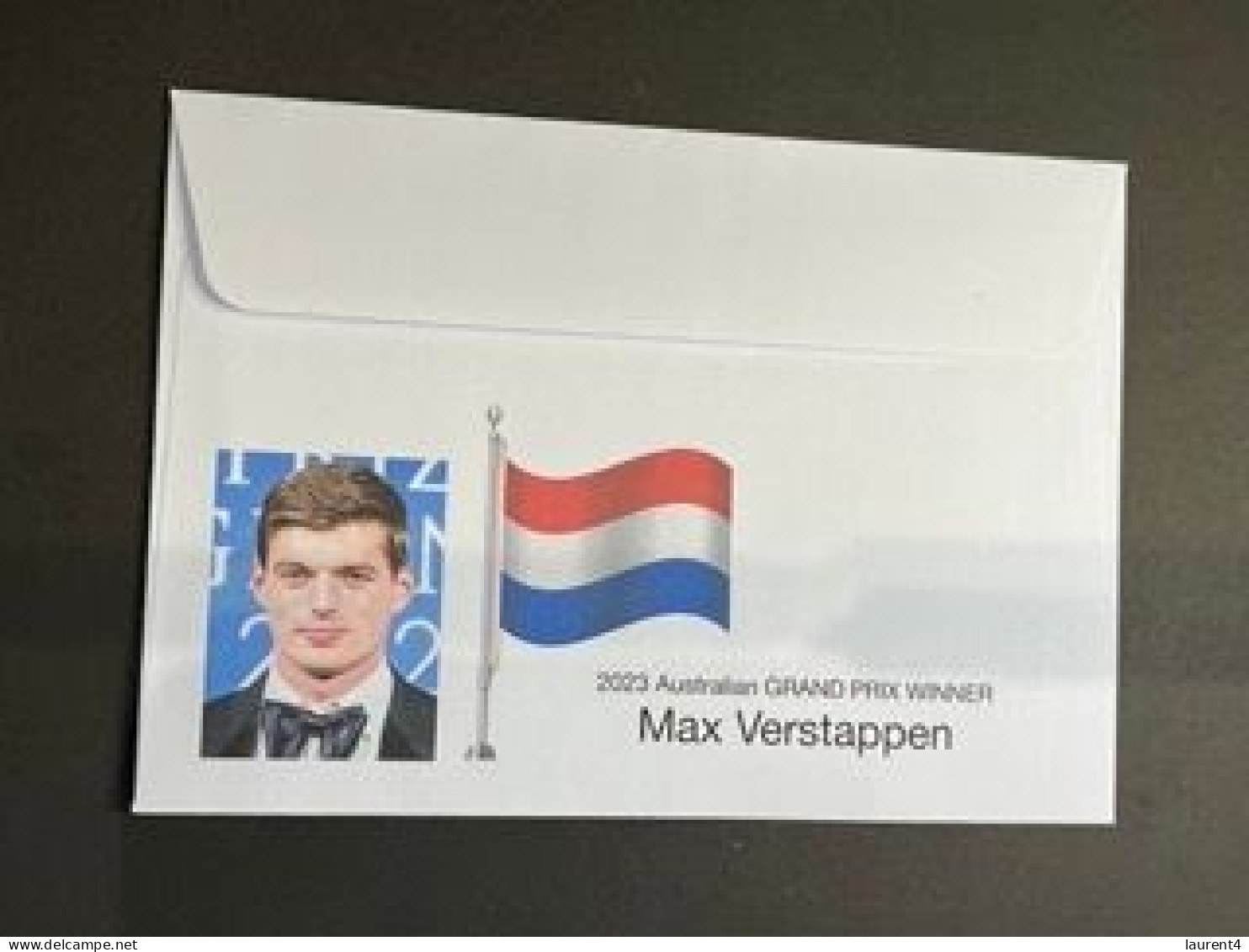 (4 P 7) Formula One - 2023 Australia Grand Prix - Winner Max Verstappen (2 April 2023) With Kangaroo Australia Stamp - Other & Unclassified