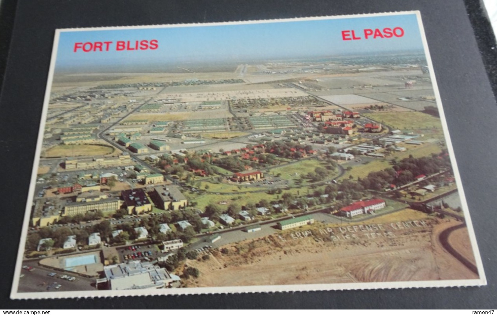 El Paso - Fort Bliss - U.S. Army Defense Center - Bob Petley Aerial Photo - # 751538A - El Paso