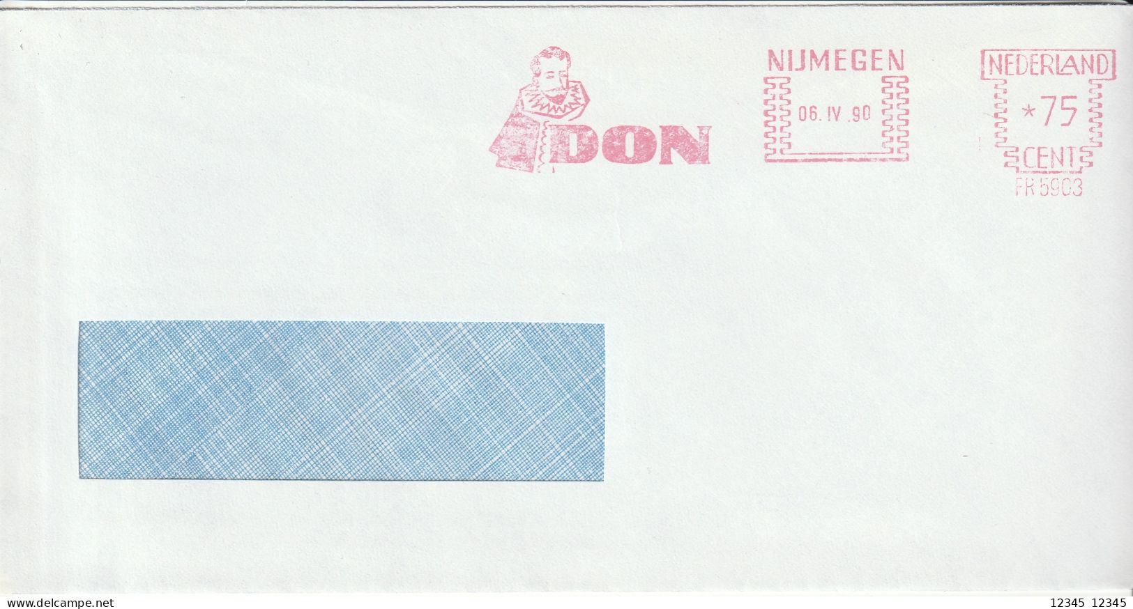 1990, DON Nijmegen - Maschinenstempel (EMA)