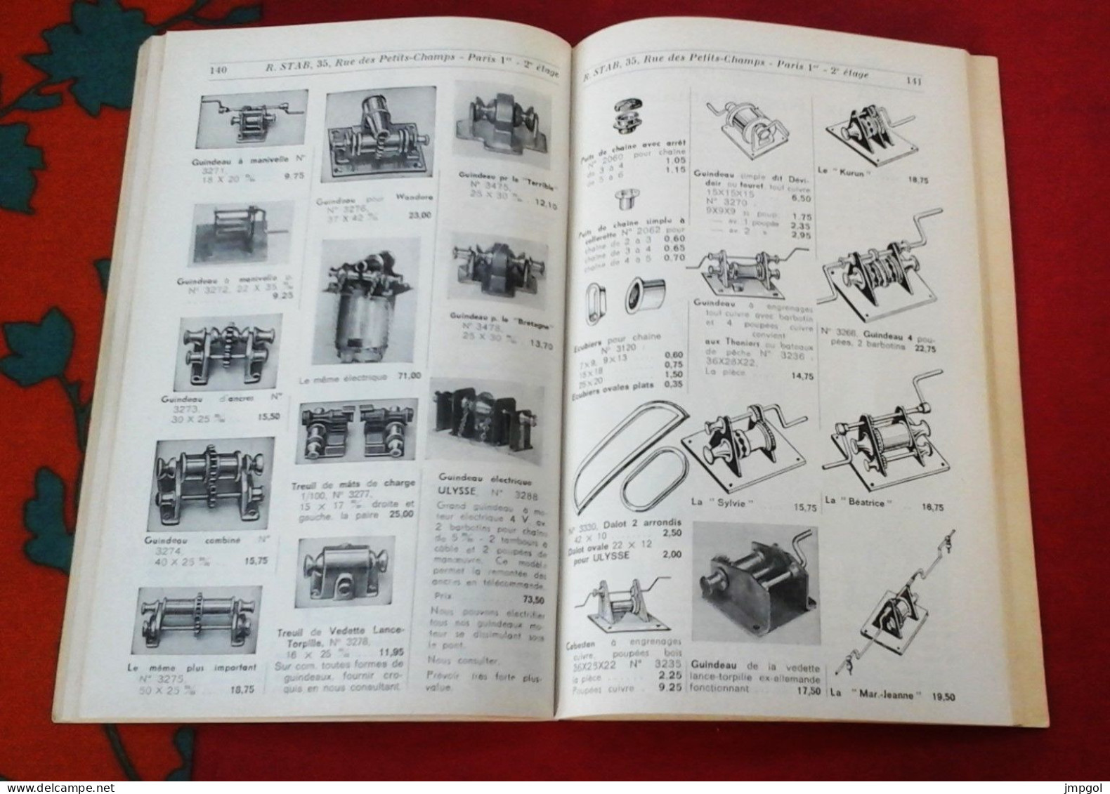 Catalogue R. STAB Modèles Réduits Bateaux Avions Autos Petite Mécanique Moteur Explosion Accessoires années 1960